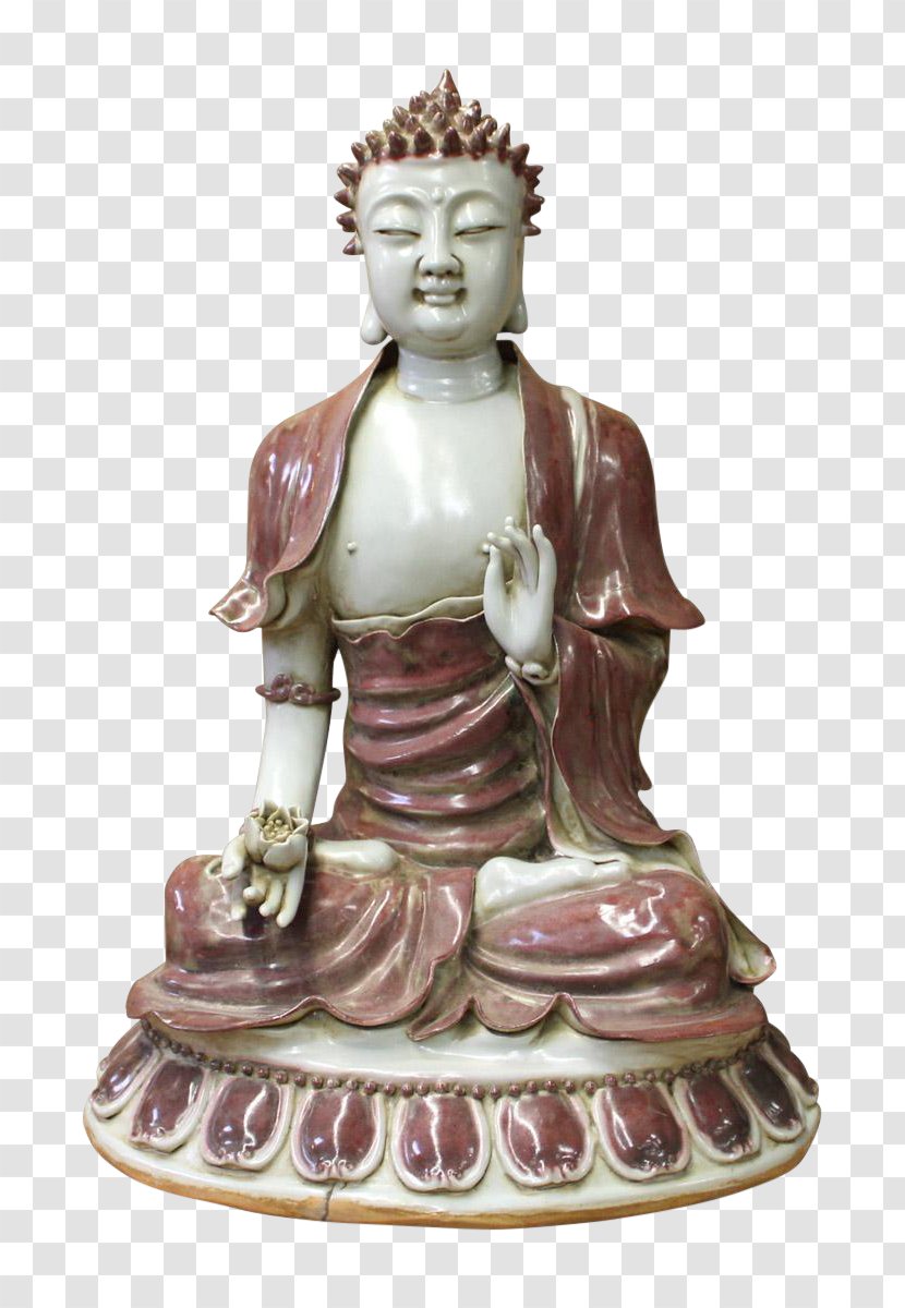 Gautama Buddha Statue Figurine Buddharupa Guanyin - Terracotta - Amitabha Transparent PNG