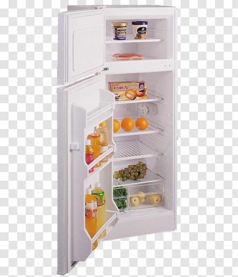 Refrigerator Food Refrigeration Kitchen Home Appliance - Import Transparent PNG