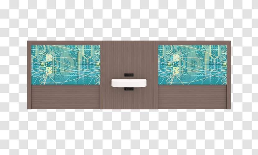 Hampton By Hilton Headboard Hospitality Industry Designs Teal - Turquoise - Floating Shelf Transparent PNG
