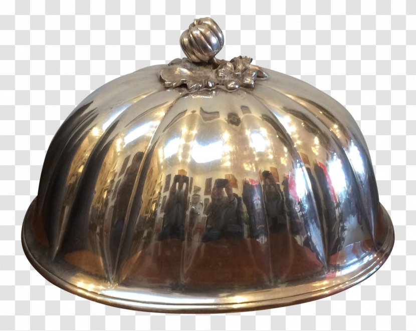 01504 Silver - Brass - Meat Platter Dome Transparent PNG