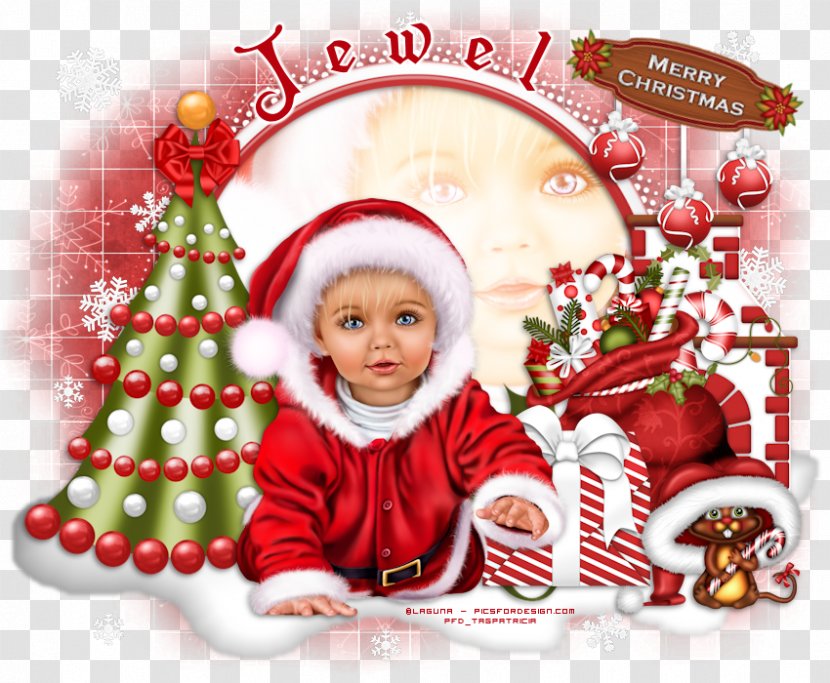 Santa Claus Christmas Ornament Paint Shop Pro 7 Tree - Infant Transparent PNG