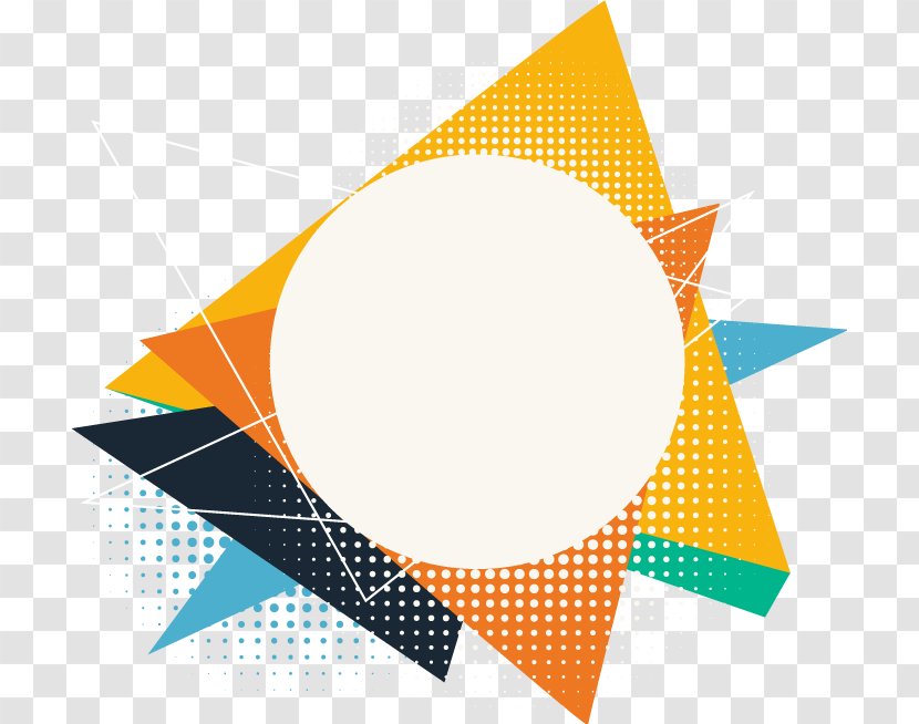 Geometric Shape Polygon - Orange - Cool Background Transparent PNG