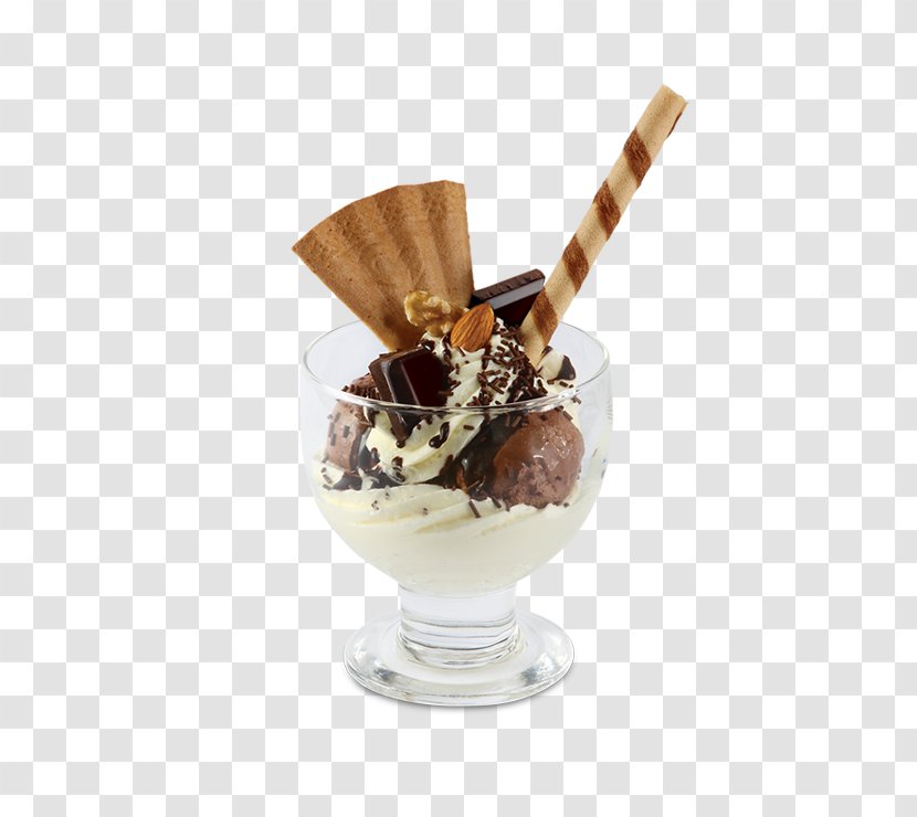 Sundae Chocolate Ice Cream Dame Blanche Parfait - Menu - Cafe Carte Transparent PNG