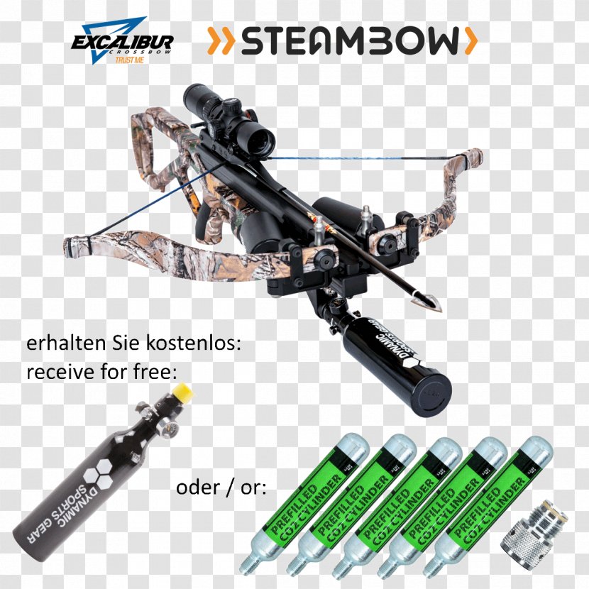 Crossbow Ranged Weapon Archery - Sports Equipment - Excalibur Transparent PNG