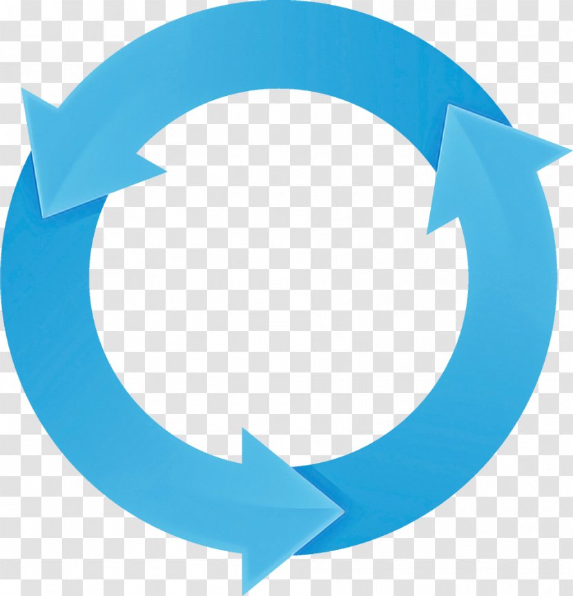 Turquoise Aqua Circle Symbol - Logo Transparent PNG