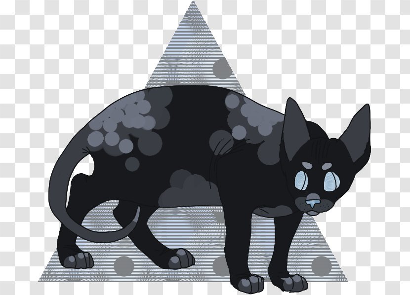Whiskers Dog Cat Black Snout - Hairless Transparent PNG