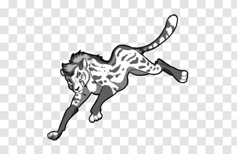 Lion Painting Cat Drawing Art - Black And White Transparent PNG