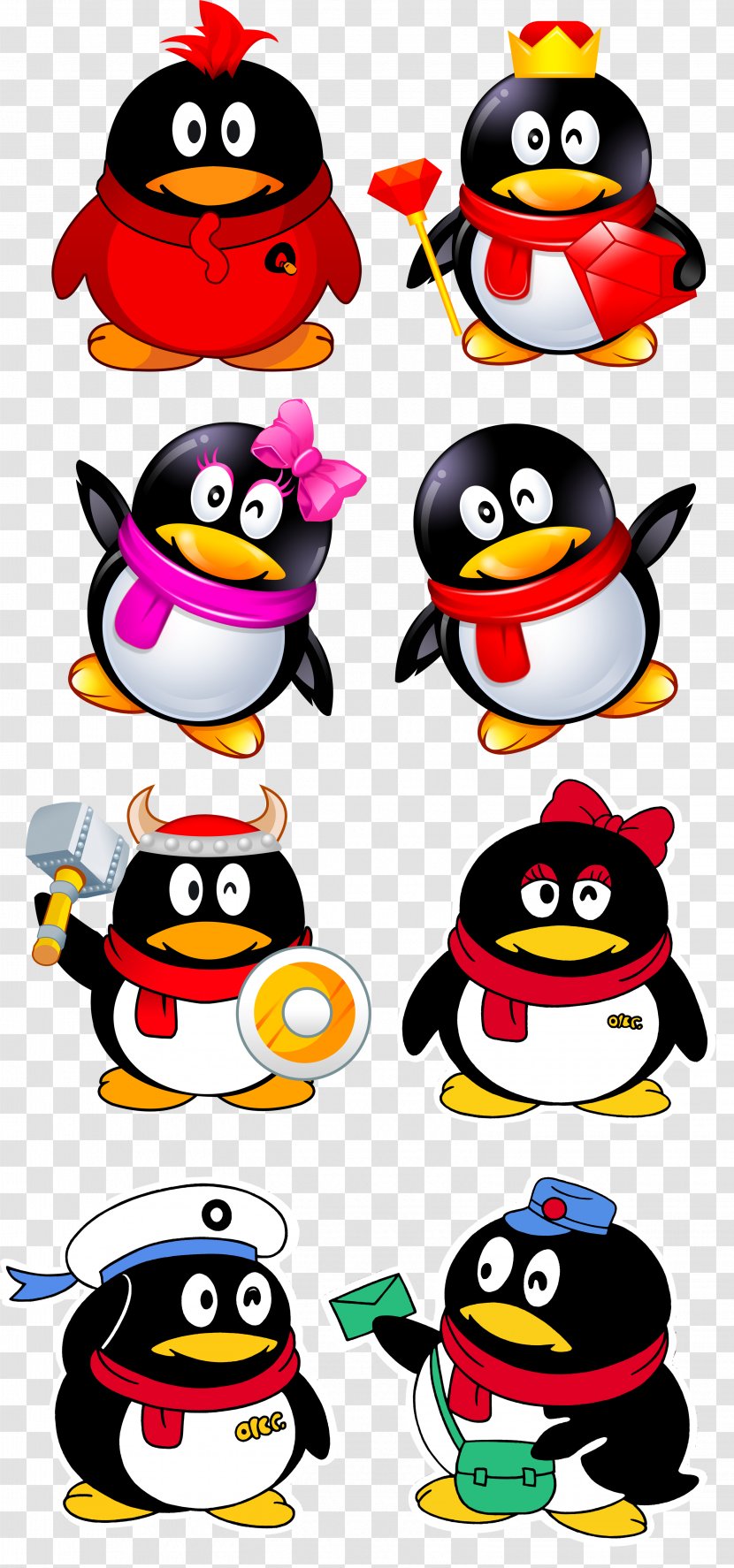 Tencent QQ Penguin Icon - Avatar Transparent PNG