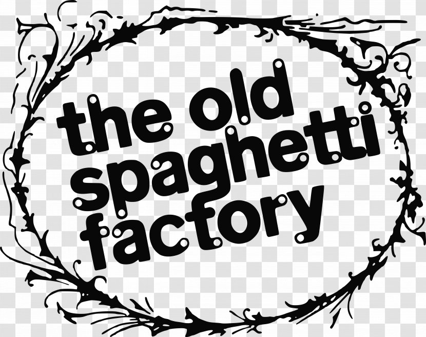 The Old Spaghetti Factory Logo Clip Art Calligraphy - Handwriting - Bidding Bubble Transparent PNG