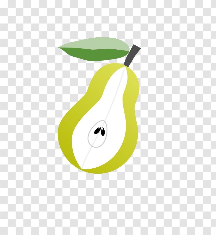 Pear Fruit Clip Art - Windows Metafile - Vector Transparent PNG