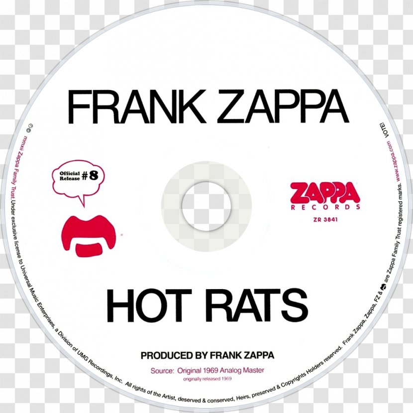 Compact Disc Hot Rats Phonograph Record Have I Offended Someone? Lumpy Gravy - Silhouette Transparent PNG