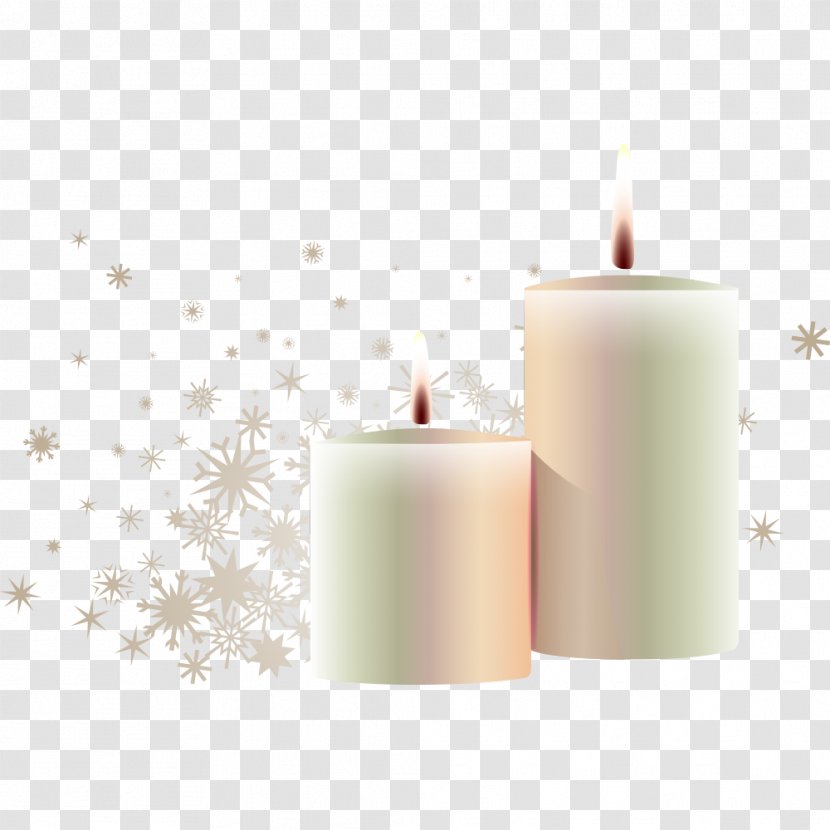 Candle Vecteur Euclidean Vector - Beautiful Material Transparent PNG