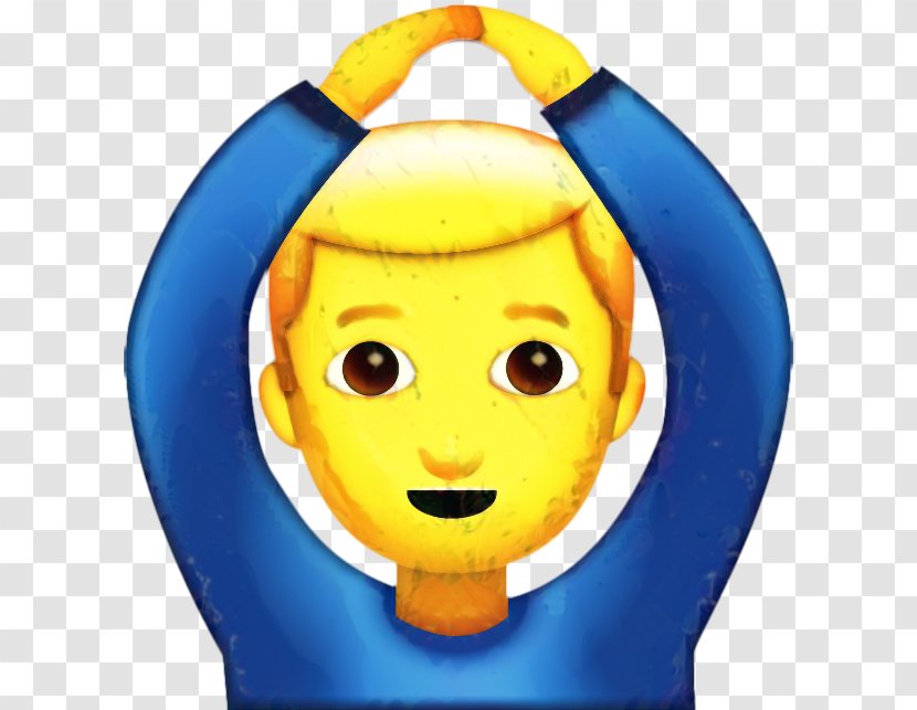 Happy Face Emoji - Sticker - Blue Transparent PNG