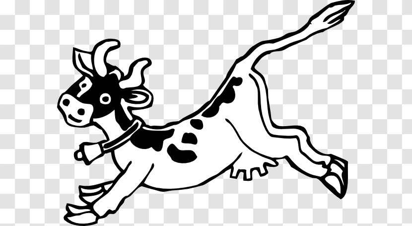 Cattle Jumping Clip Art - Vertebrate - Animated Cows Pictures Transparent PNG