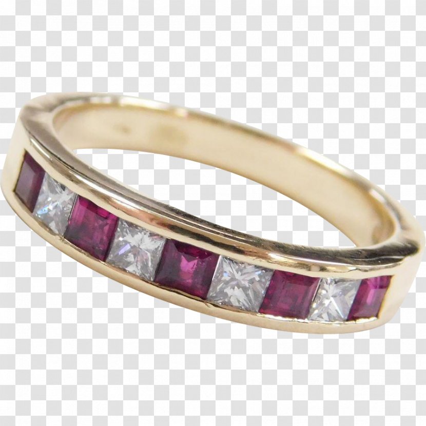 Ruby Wedding Ring Gold Tiffany & Co. - Purple Transparent PNG