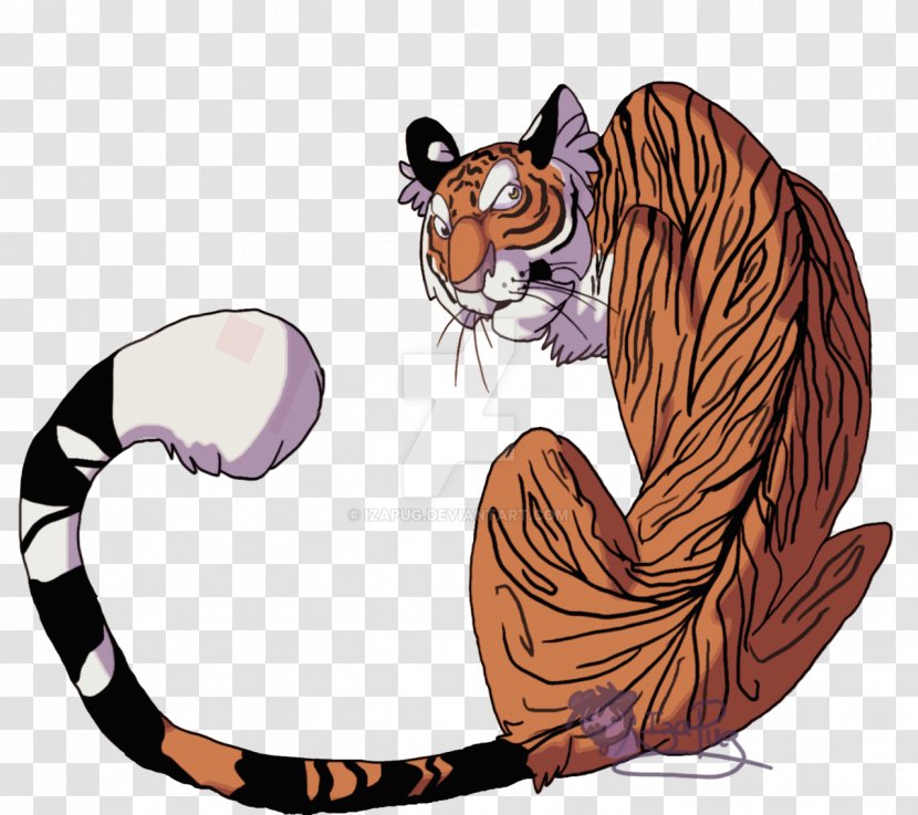 Tiger Tigger Cartoon Drawing Animation - Iguana Transparent PNG