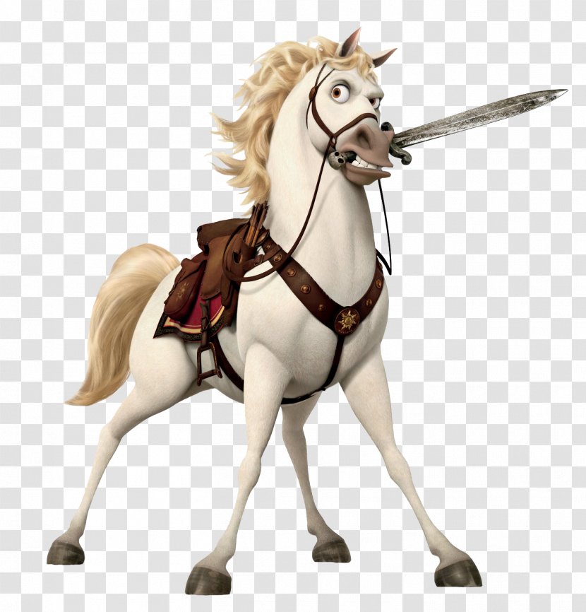 Horse Rapunzel Gothel Flynn Rider Tangled - Disney Princess - Donkey Transparent PNG