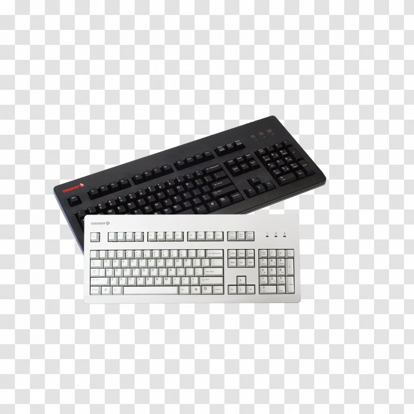 Computer Keyboard Black And White Download - Pushbutton - Image Button Mechanical Free Transparent PNG