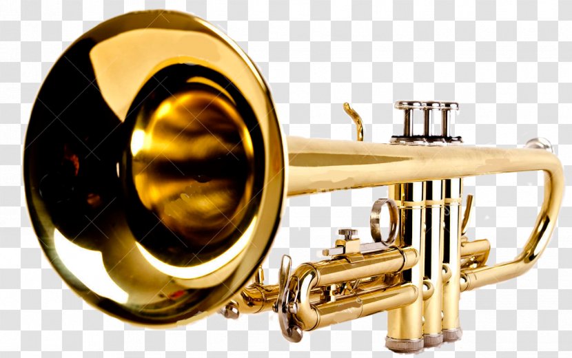 Trumpet Flugelhorn Saxhorn Tuba Mellophone - Frame Transparent PNG