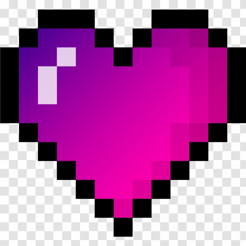 Pixel Art Vector Graphics Drawing Image - Pink - Heart Transparent PNG