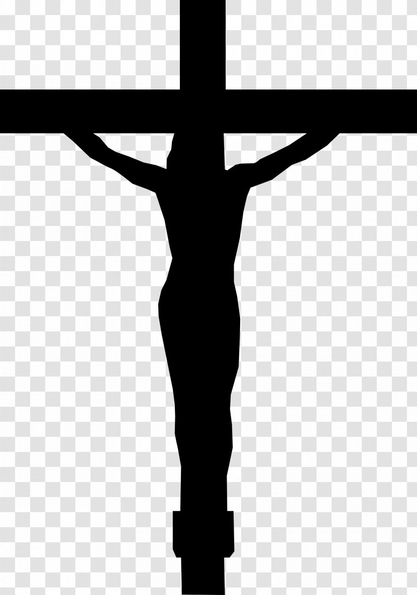 Christian Cross Silhouette Drawing Clip Art Transparent PNG