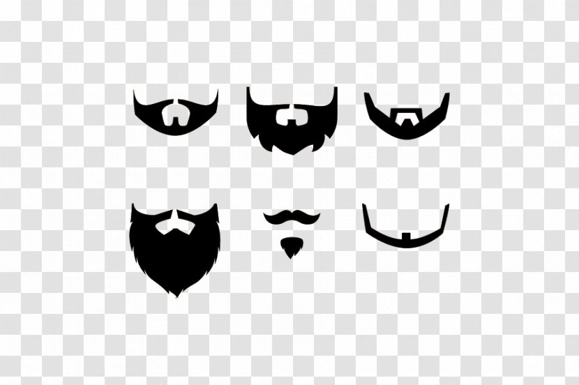 Beard Moustache Euclidean Vector Facial Hair - Barber Transparent PNG