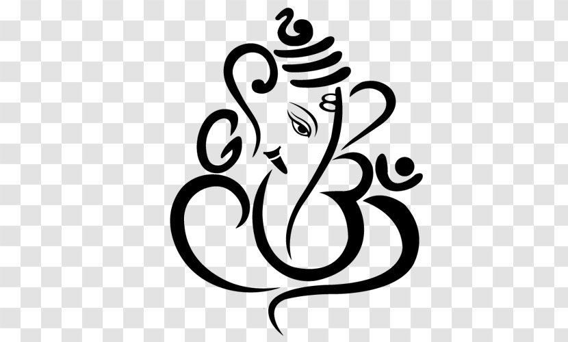 Ganesha Shiva Om Symbol Hinduism - Plant - Ganpati Transparent PNG