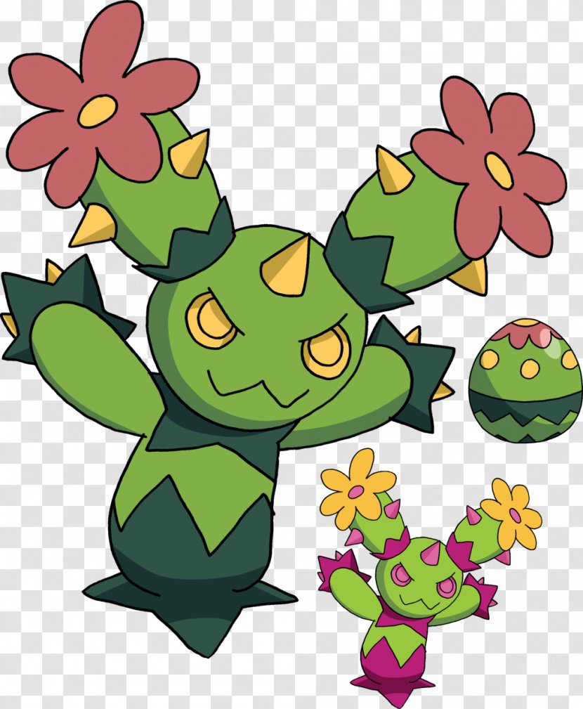 Maractus Pokémon Types Pokédex Cacnea - Heart Transparent PNG