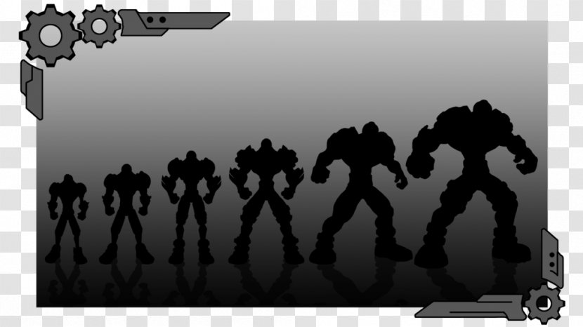 Silhouette Technology Black Machine White - And Transparent PNG