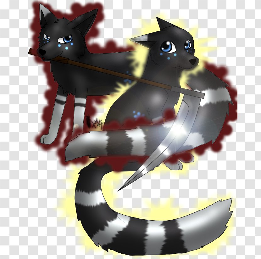 Cat Tail Character Animated Cartoon - Devil And Angel Transparent PNG