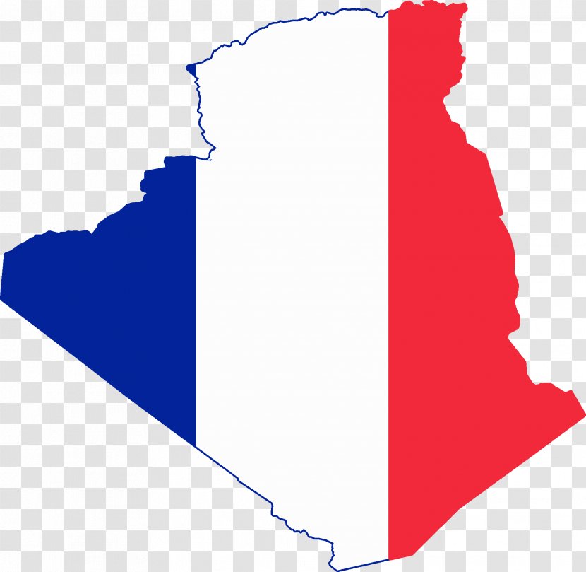 French Algeria Flag Of Map - France Transparent PNG