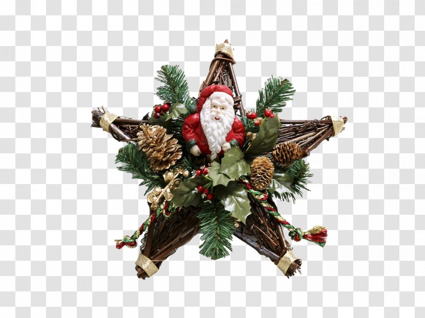 Santa Claus Christmas Decoration Ornament Tree - Tinsel - Delicacies Transparent PNG