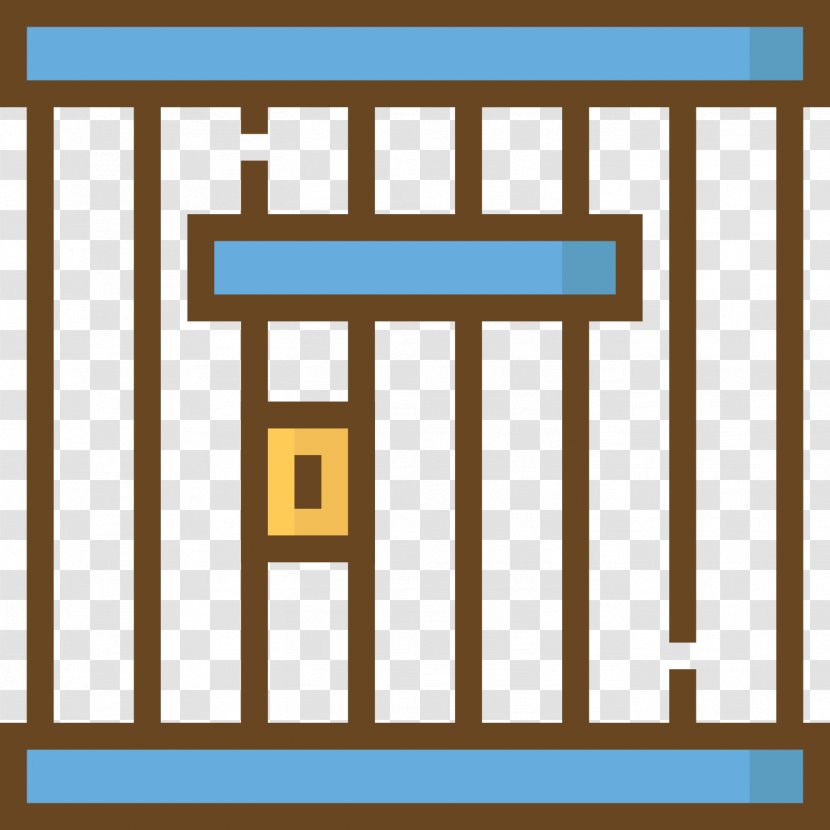 Cartoon Prison Drawing Icon - Scalable Vector Graphics - Iron Gate Transparent PNG