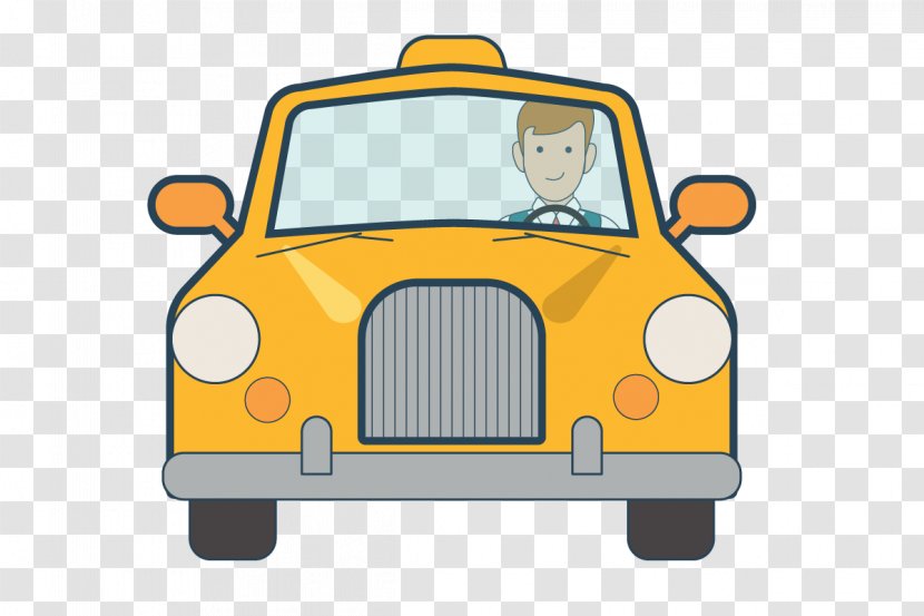 Taxi Vector Graphics Drawing Animation - Model Car - Motoring Transparent PNG