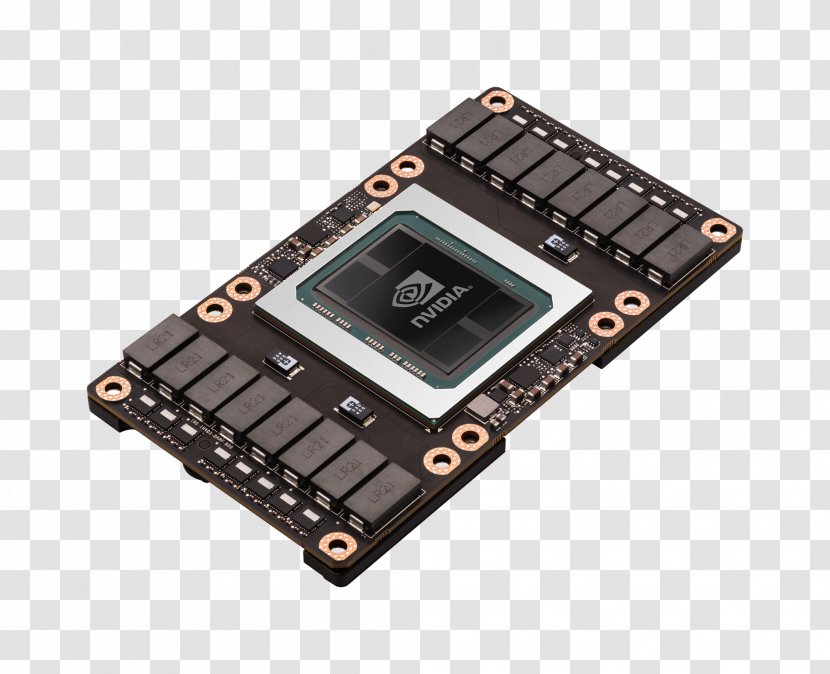 Nvidia Tesla Pascal Graphics Processing Unit NVLink Transparent PNG