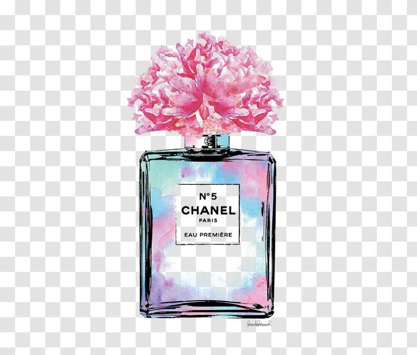 Chanel No. 5 Perfume Fashion Louis Vuitton - Health Beauty - Drawing Transparent PNG