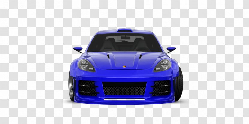 Sports Car Porsche Panamera Luxury Vehicle - Blue - Gemballa Transparent PNG