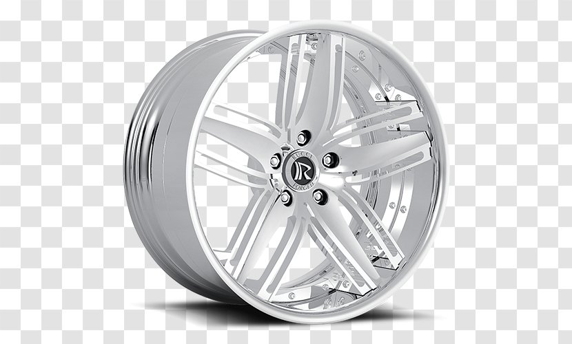 Alloy Wheel Tire Spoke Bicycle Wheels Car - Black And White Transparent PNG