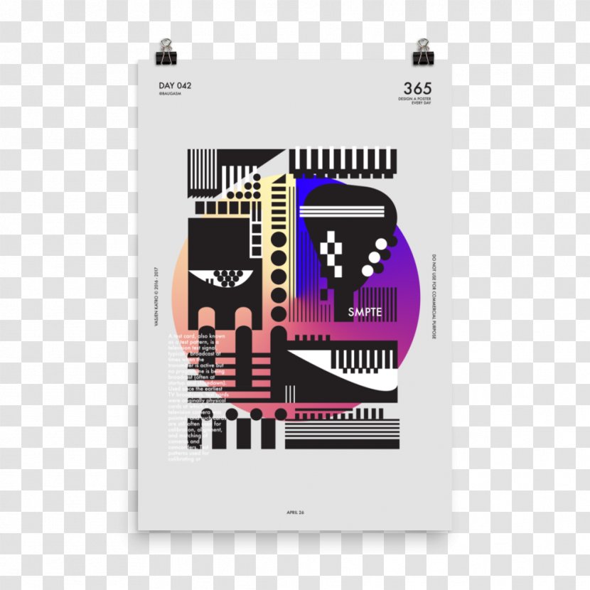 Poster Graphic Design Text - Printing - Social Mockup Transparent PNG