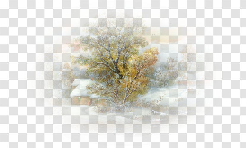 Landscape Painting Winter Art - Mstyora Miniature Transparent PNG