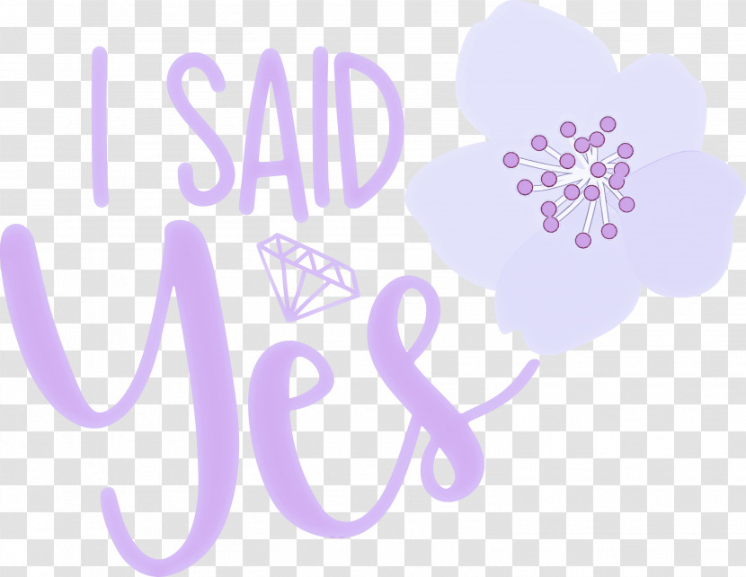 I Said Yes She Said Yes Wedding Transparent PNG