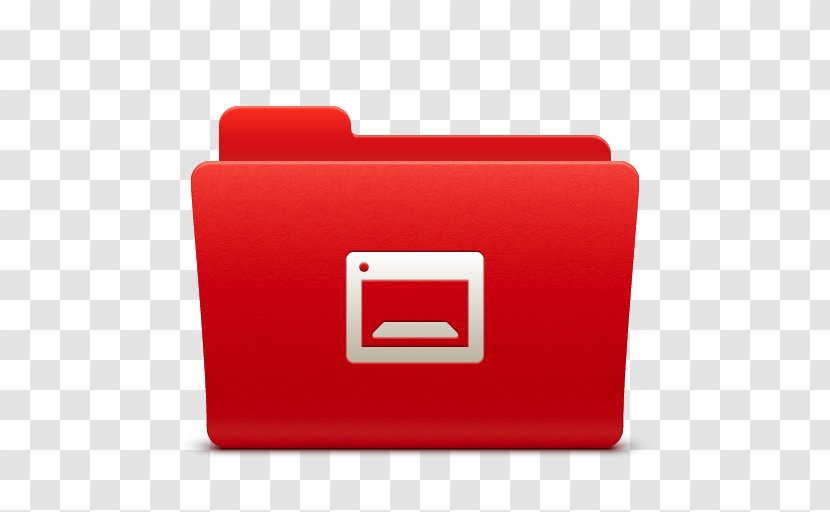 Brand Red Font - Desktop Environment - Folder Transparent PNG