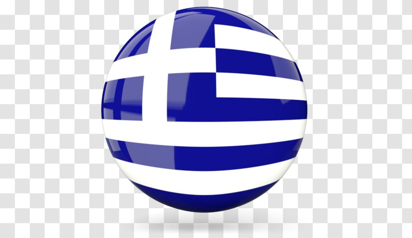 Flag Of Greece Greek Mythology - Sphere Transparent PNG