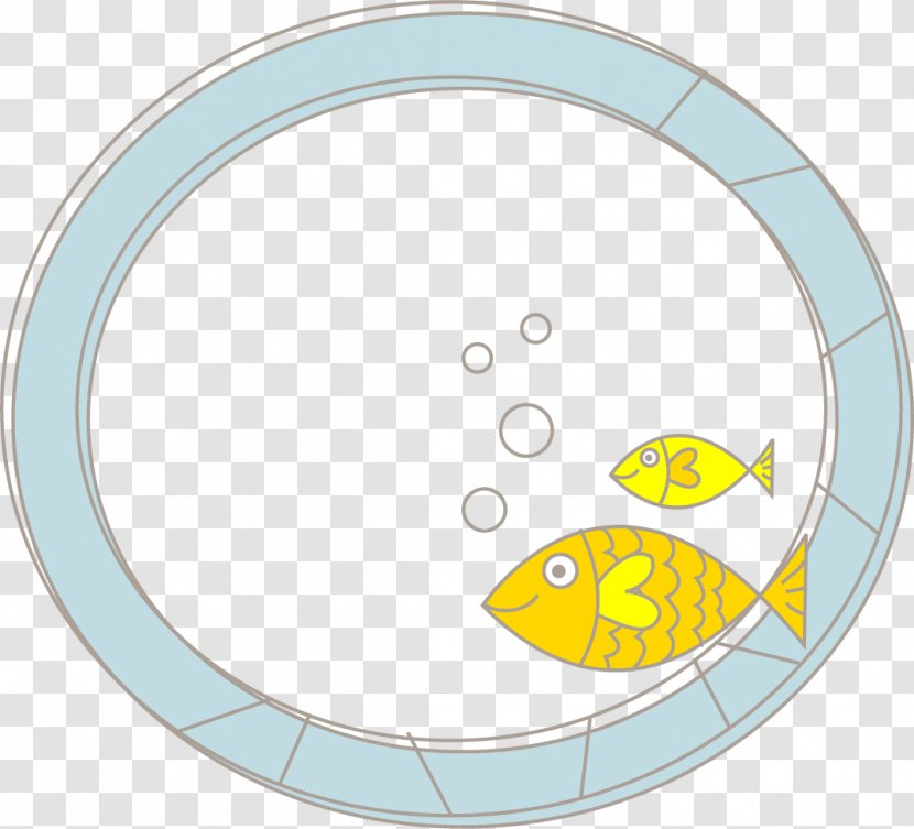 Circle Area Pattern - Oval - Small Fish Border Transparent PNG