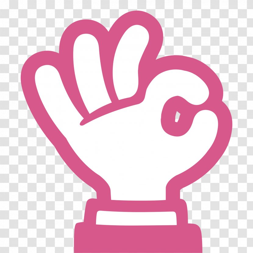 OK Emoji Sign Language Symbol Thumb Signal - Watercolor - Applause Transparent PNG