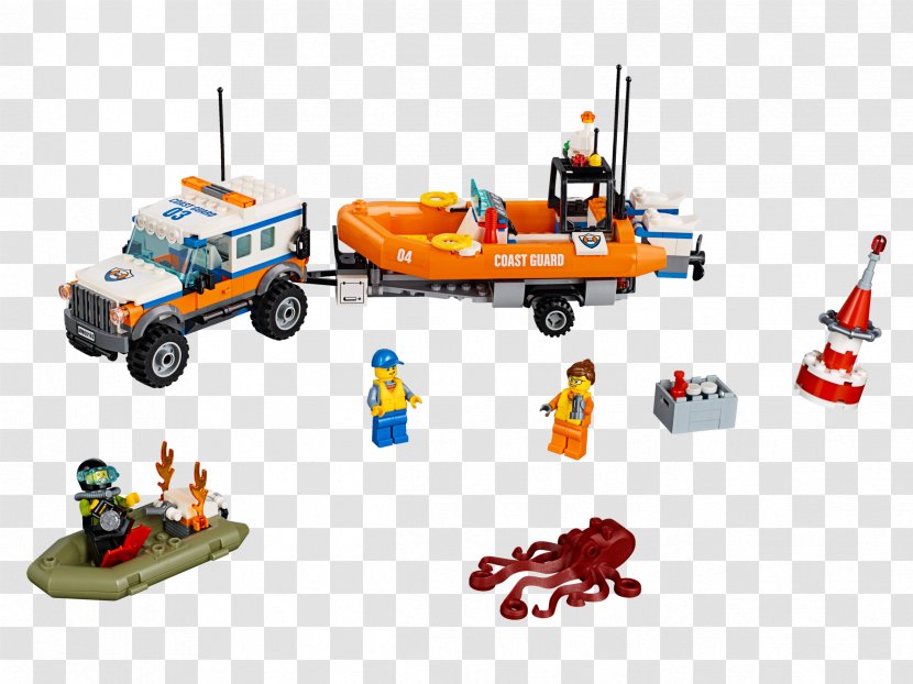 LEGO 60165 City 4 X Response Unit Toy Lego Minifigure 60167 Coast Guard Head Quarters Transparent PNG