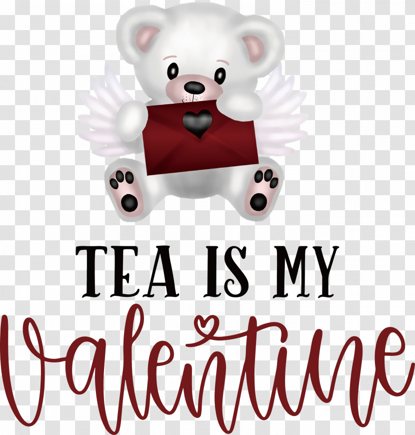 Tea Is My Valentine Valentines Day Valentines Day Quote Transparent PNG