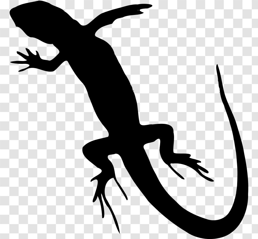Lizard Reptile Bearded Dragon Clip Art - Common Wall Transparent PNG
