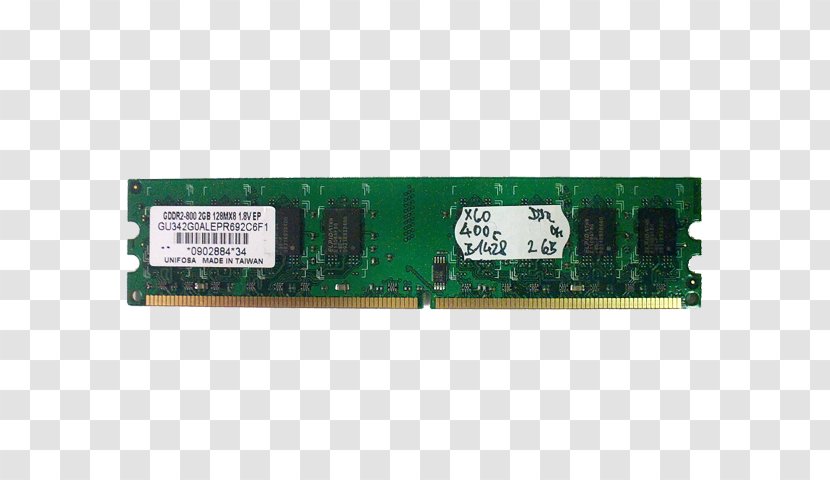 DDR SDRAM Flash Memory DDR2 ECC - Tv Tuner Card - Computer Ram Transparent PNG