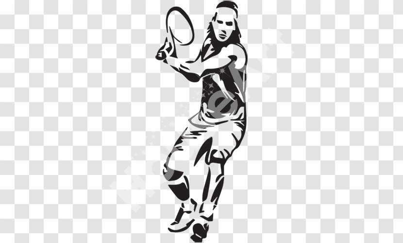 Sticker Wall Decal Shoe Black And White Tennis - Rafael Nadal Transparent PNG